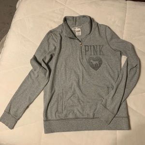 VS PINK quarter zip